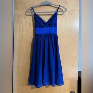 Fire Los Angeles Blue Babydoll Dress